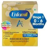Enfamil A+ Stage 1 Formula | Nutritional Powder  | (0 To 6 Months) 800 GM(Refill)