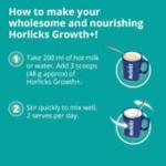 Horlicks Growth Plus Health &amp; Nutrition Drink (Chocolate) Pet Jar - 400GM