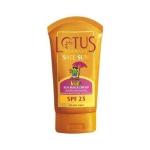 Lotus Herbals Safe Sun Kids Sun Block Cream SPF 25 100Gm