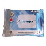 Romsons Spongee Soft Body Wipes (10 Wipes)