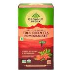 Organic India Tulsi Green Tea Pomegranate (25 Tea Bags)