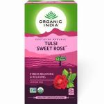 Organic India Tulsi Sweet Rose Tea (25 Tea Bags)