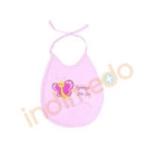Quick Dry Babies Bibs Assorted Colours Butterfly