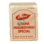 Dabur Siddha Makaradwaj Special 10Tablet For Rejuvenation and Anti Aging Treatment