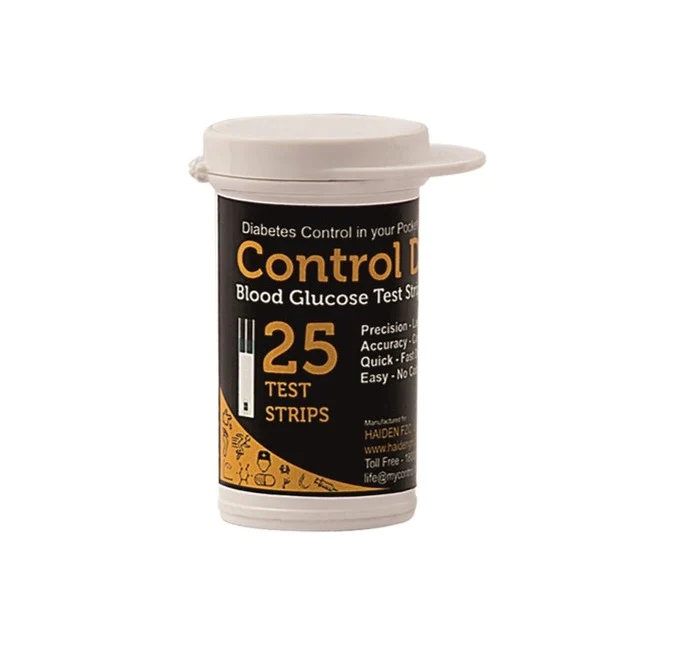 Control D 25s Blood Glucose Test Strips