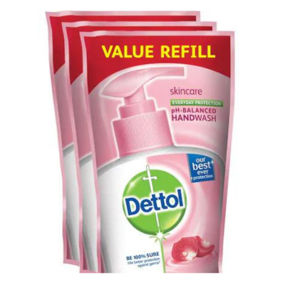 Dettol Handwash Refill Skincare Liquid (3 X 175ML)