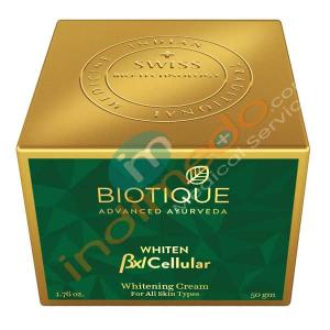 Biotique BXL Cellular Coconut Whitening Cream - 50 GM