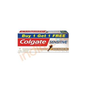 Colgate Sensitive Anticavity Toothpaste With Clove Oil (Buy 1 Get 1) - 80 Gm