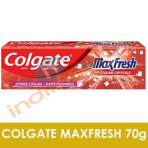 Colgate Maxfresh Anticavity  Spicy Fresh Toothpaste Gel 70 Gm With Toothbrush