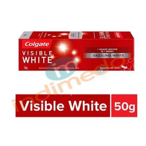 Colgate Toothpaste Visible White Sparkling Mint 50gm