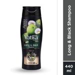 Dabur Vatika Long and Black Shampoo 440Ml