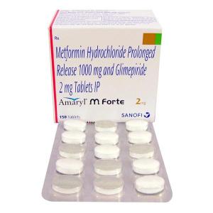 Amaryl M Forte 2mg Tablet 15 S