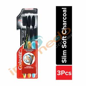 Colgate Slim Soft Charcoal Tooth Brush (Buy 2 Get 1)
